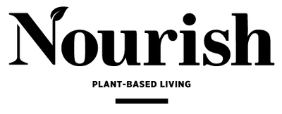 The logo of Nourish - Plant-based living